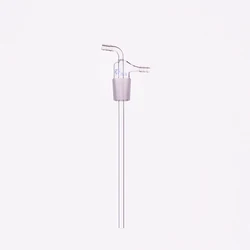 FAPE Gas or liquid input connector, Joint 29/32, Lower tube length 200mm, Air guide tube, Borosilicate glass