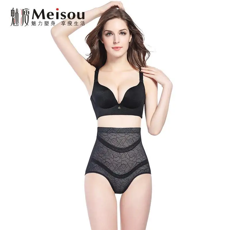 New Women Underwear Lace Slimming Body ShaperWear High Waist Abdomen Butt-lifting Cincher Briefs