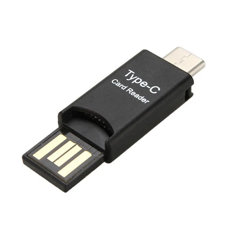 USB 3.1 Type C USB-C to Micro-SD TF Card Reader Adapter for Mac-book PC Cellphone