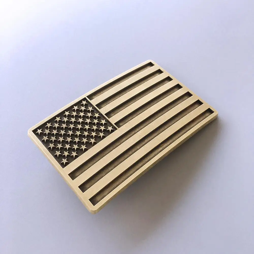 Mens Belt Buckle New Vintage American USA Flag Rectangle Belt Buckle Gurtelschnalle also Stock in US BUCKLE-FG028AB