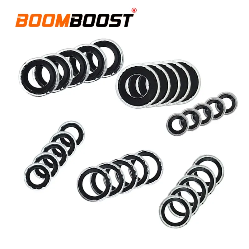 O Ring Assortment Repair Tool Sealing Gasket Washer Set 30pcs Air Conditioner Pump Washer A/C Compressor