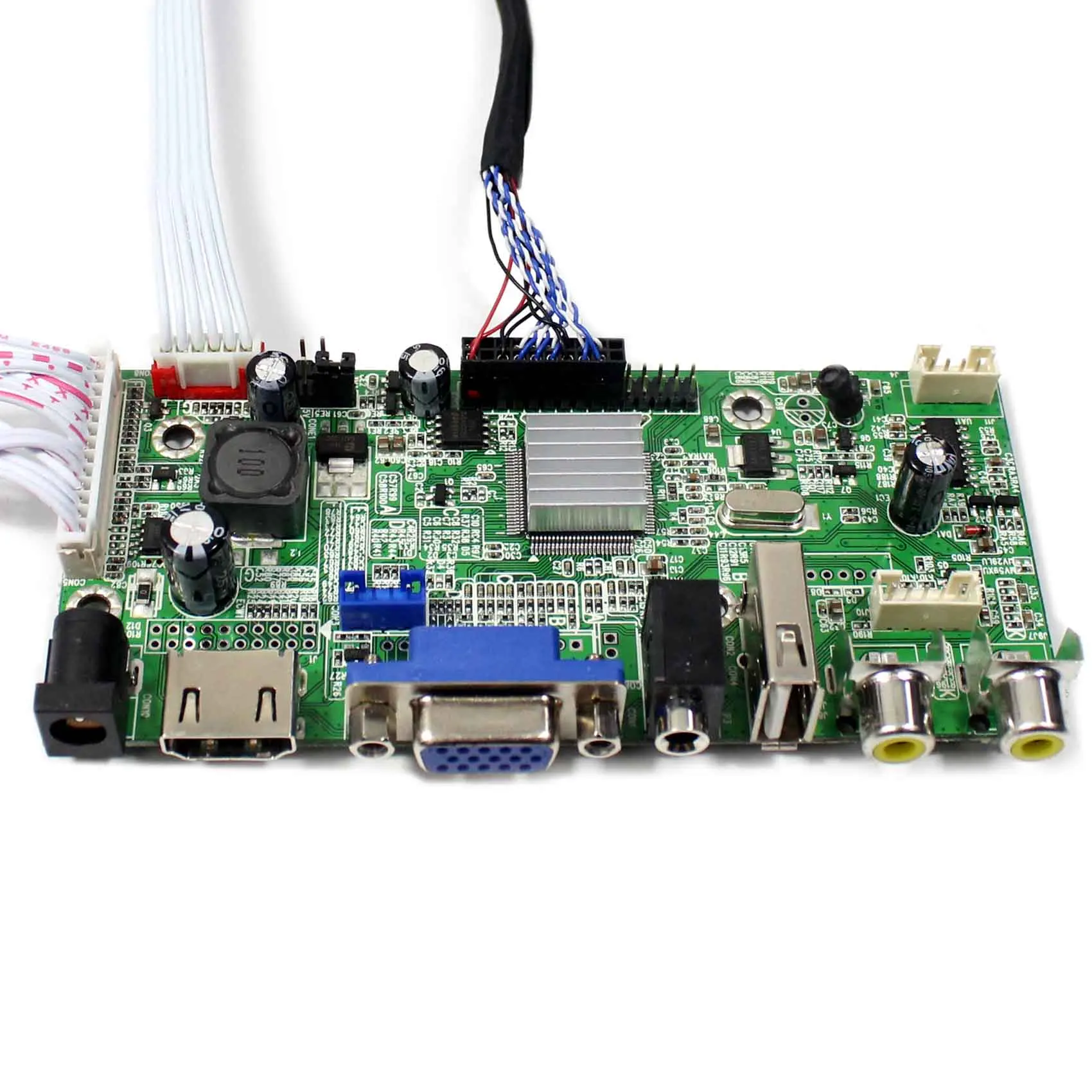 10.4 "VS104T-001A VS-V59AV-V1 10.4 بوصة 800x600 LCD شاشة HD مي + VGA + AV + USB وحدة تحكم بشاشة إل سي دي مجلس