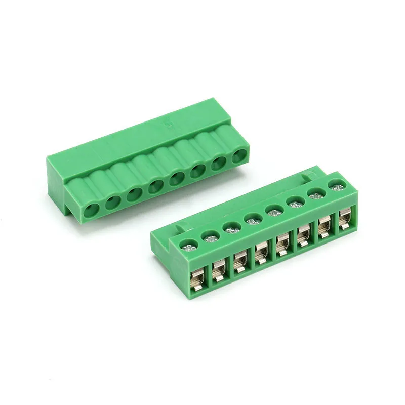5Pcs/Lot HT5.08 2P/3P/4P/5P/8P Pluggable Through Hole Terminal 300V 10A KF2EDGK 5.08mm pitch PCB connector screw terminal block