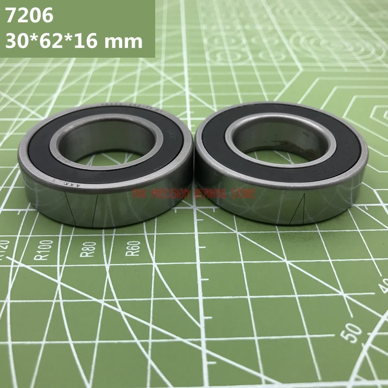 

2023 High Quality 1 Pair 7206 7206c-2rz-p4-dta 30*62*16 Mm Sealed Angular Contact Speed Spindle Bearings Cnc Engraving Machine