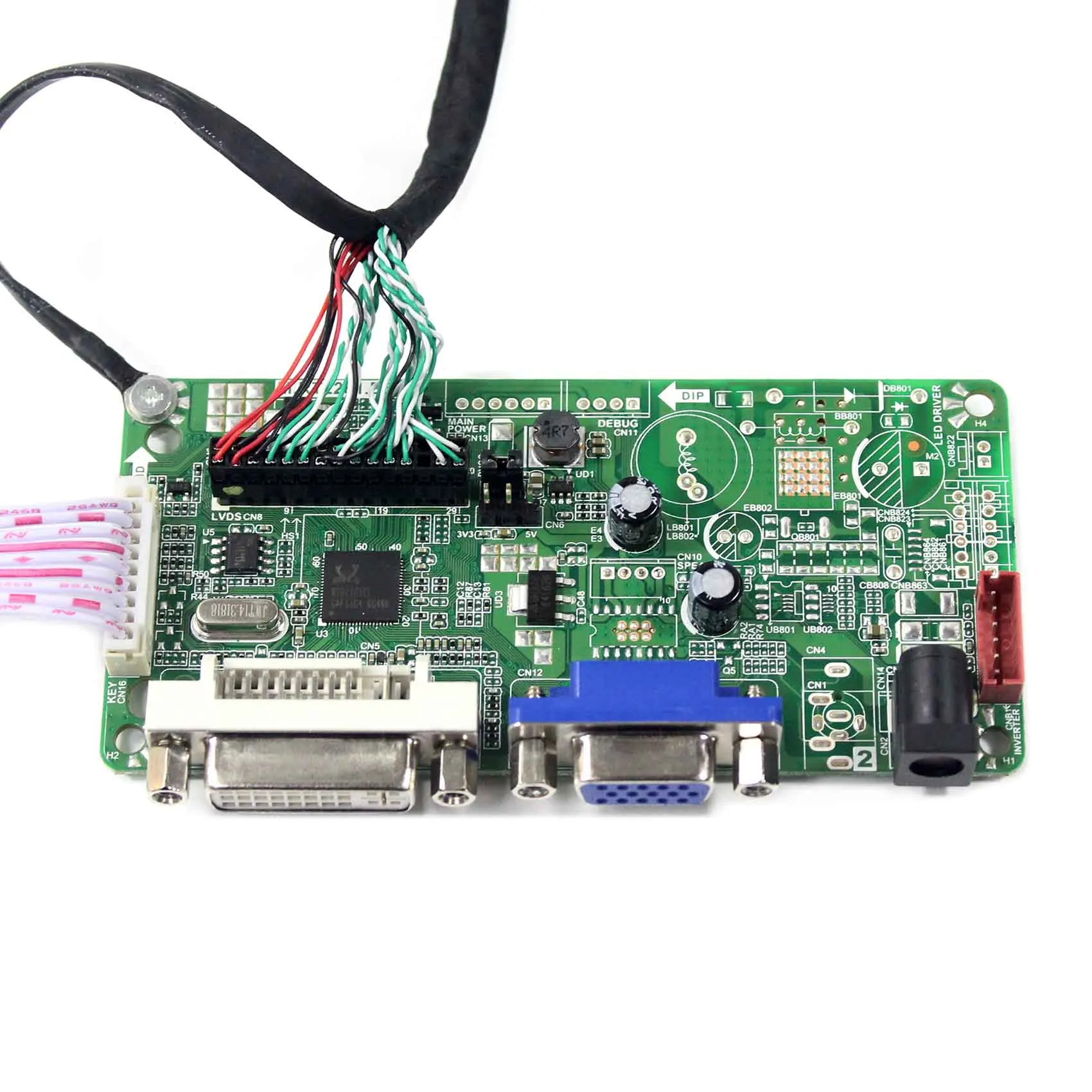 DVI VGA LCD مجلس العمل ل LVDS واجهة LCD شاشة 42 بوصة 1920x1080 LC420EUN