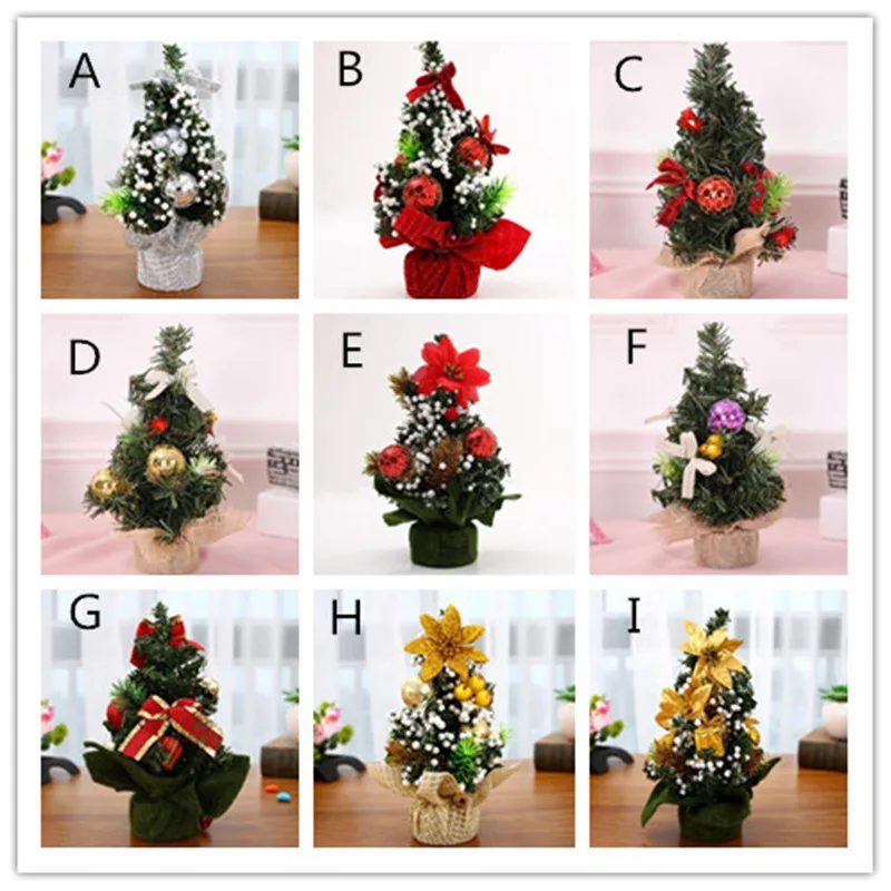 New 100pcs Merry Christmas Tree Bedroom Desk Decoration Toy Doll Gift Office Home Children Natale Ingrosso Christmas Decorations