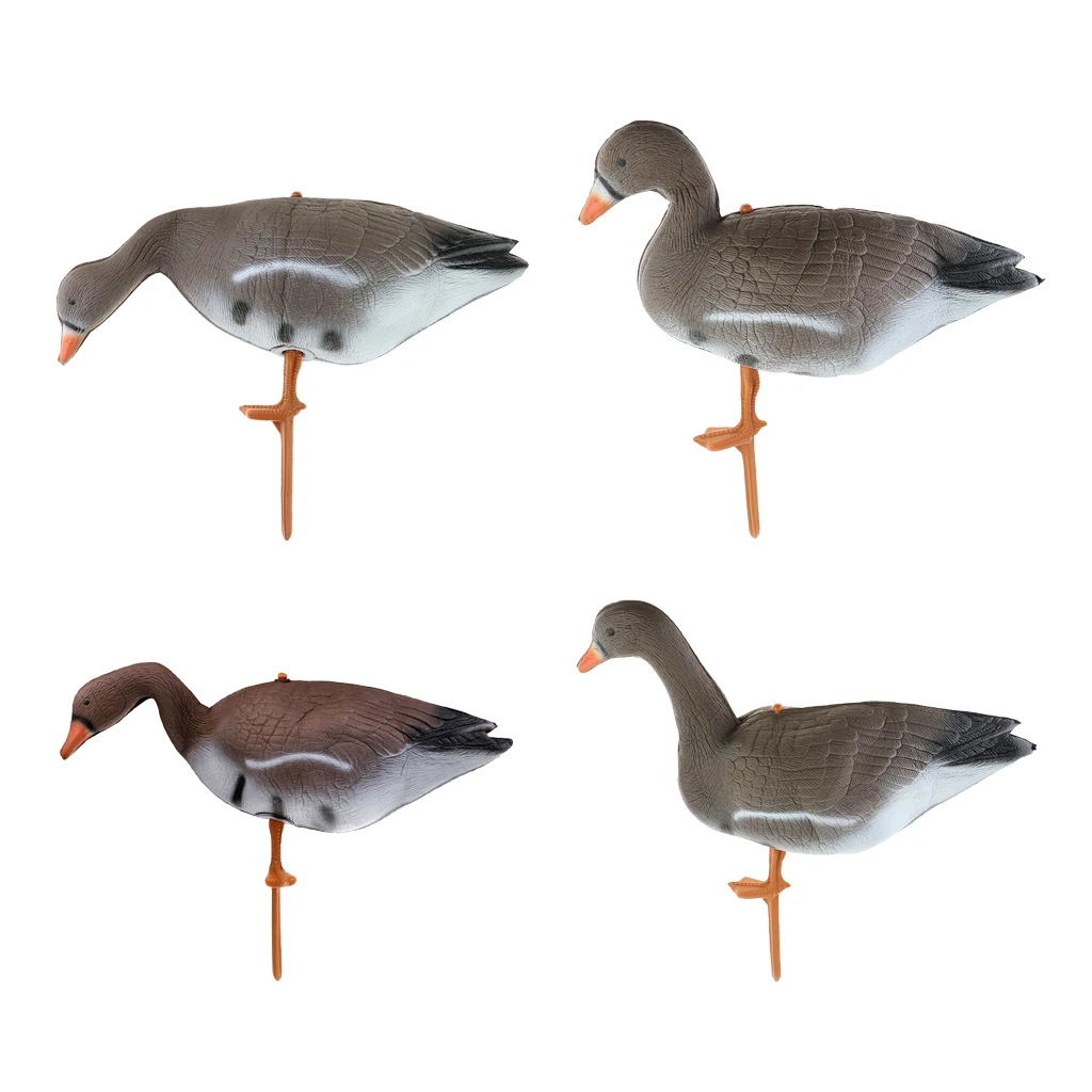 Outdoor Hunting Floating Female Duck Goose Decoy Garden Lawn Ornaments Crow Bird Scarer 4 Models Foaming Hunting Decoy