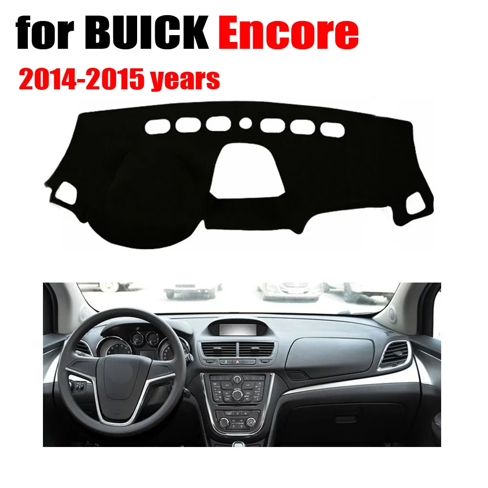 Car dashboard covers mat for Buick Encore 2014-2015 years Left hand drive dashmat pad dash cover auto dashboard accessories