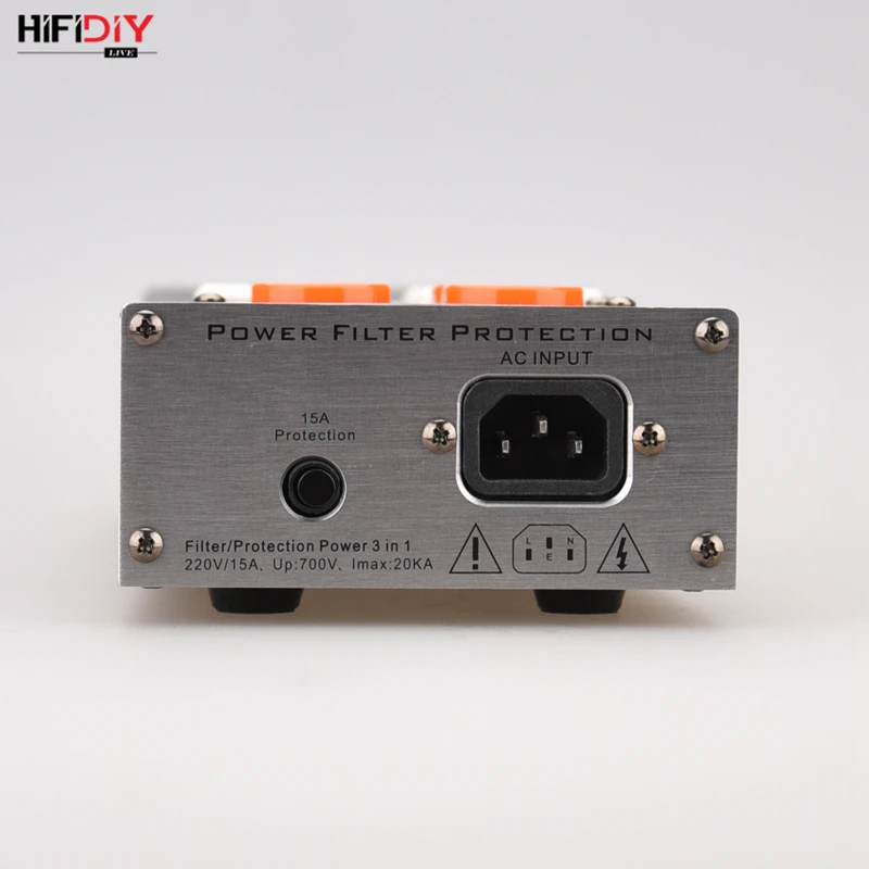 HIFIDIY LIVE HIFI audio power filter socket HiFi Power Filter Plant Schuko Socket 1500W 100V-240V AC2.2