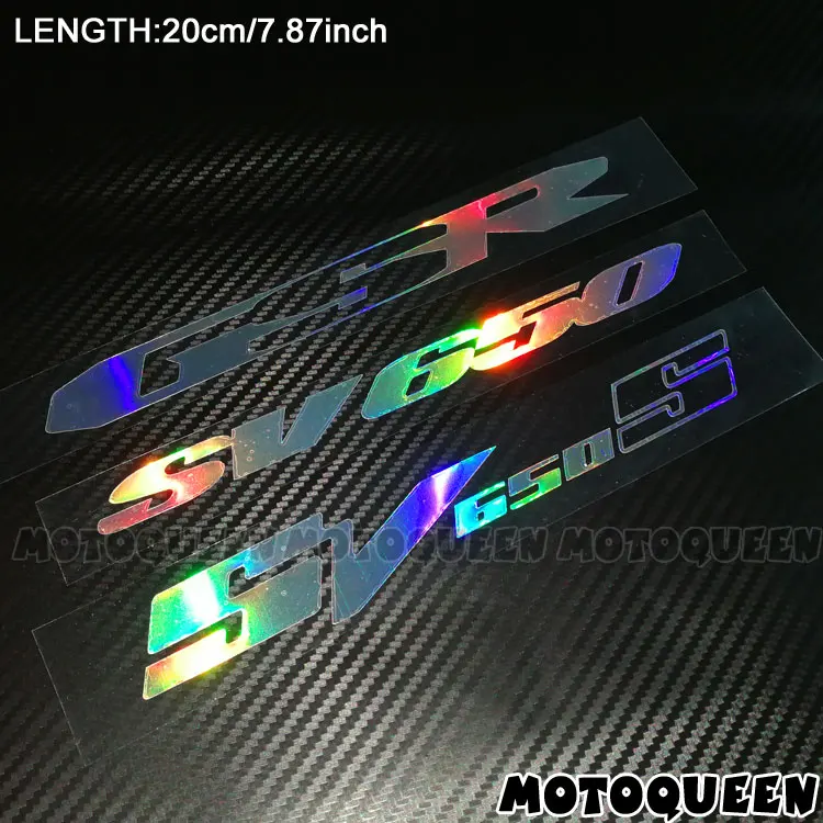 Almohadillas reflectantes para tanque de motocicleta, pegatinas de carenado para GSXR, GSR, GSX650F, GS500F, GS500R, GSFR, GSX600R, GSR600, GSR750, GSXR1300