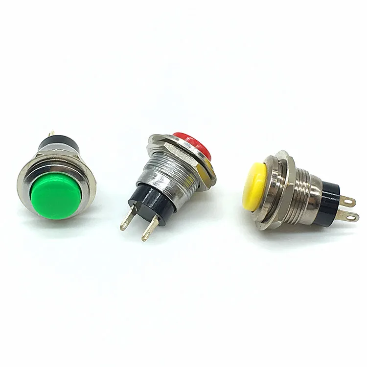 5pcs 12mm 2pin momentary push button switch Non-locking switch DS-318