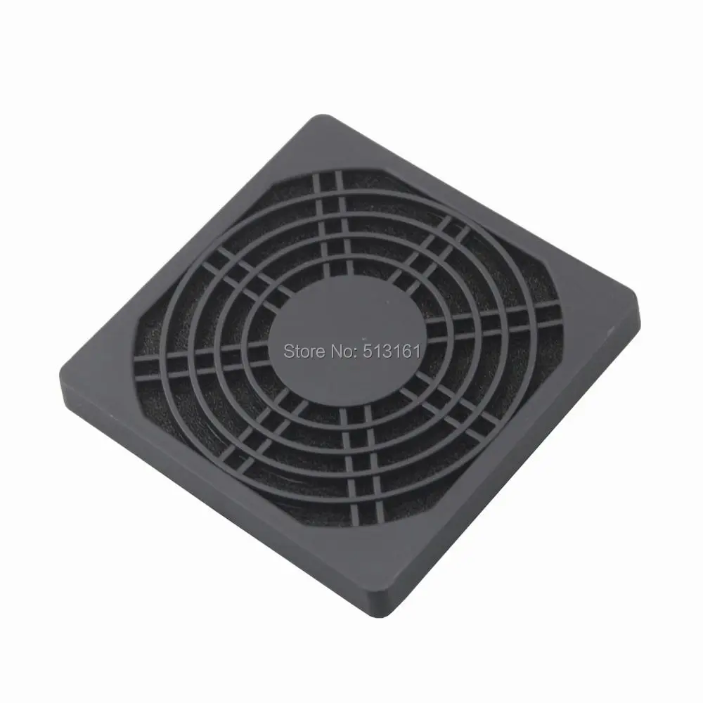 20 cái/lô Gdstime 8 cm 8 mét Nhựa Lọc Cooler Fan PC Chống Bụi Meshy Lọc Đen Trường Hợp Fan Hâm Mộ Nướng Bìa