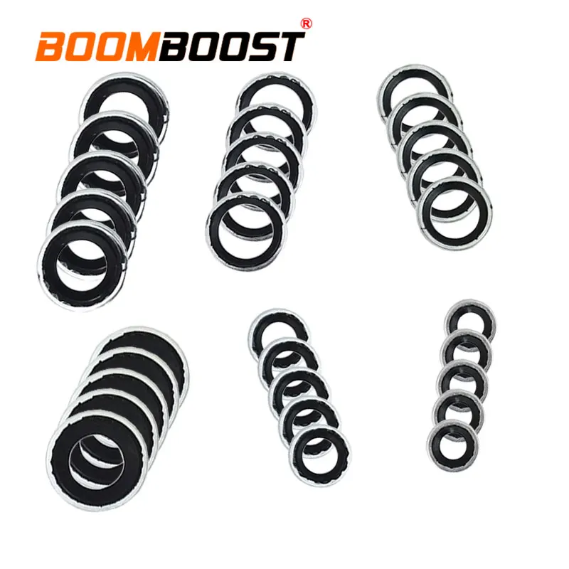 O Ring Assortment Repair Tool Sealing Gasket Washer Set 30pcs Air Conditioner Pump Washer A/C Compressor