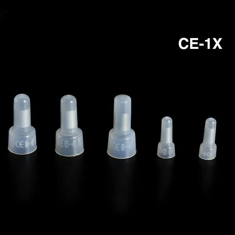 Close Terminal Hat Nylon End Wire Connector Crimp terminals Closed Line Splice CE-1X (1000PCS)