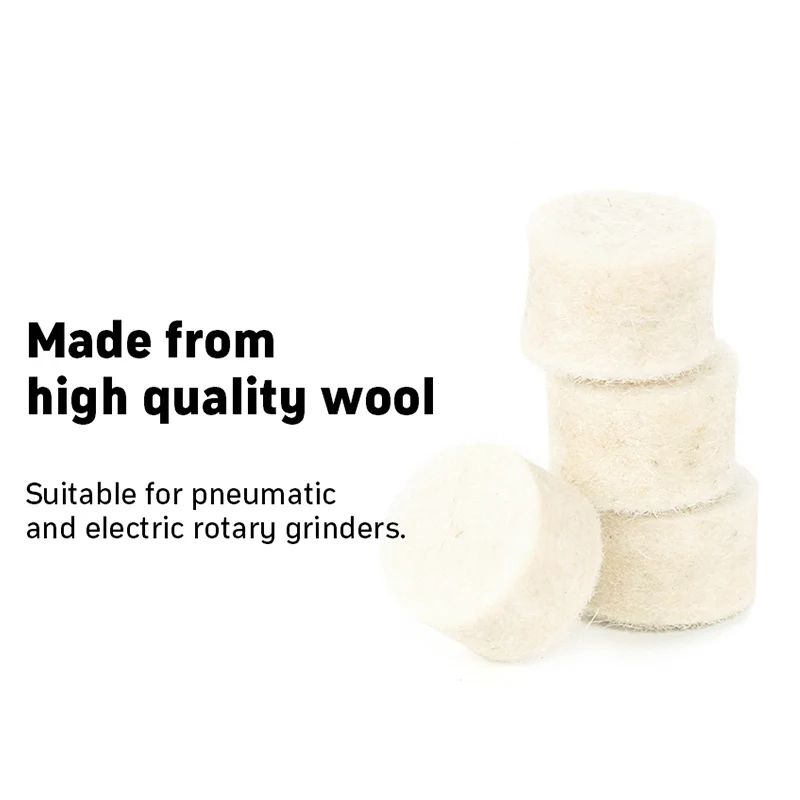 17PCS/lot Drill Attachment Felt Polishing Wheel Dremel Accessories Fits for Dremel Rotary Tools Dremel Tools 6.35mm