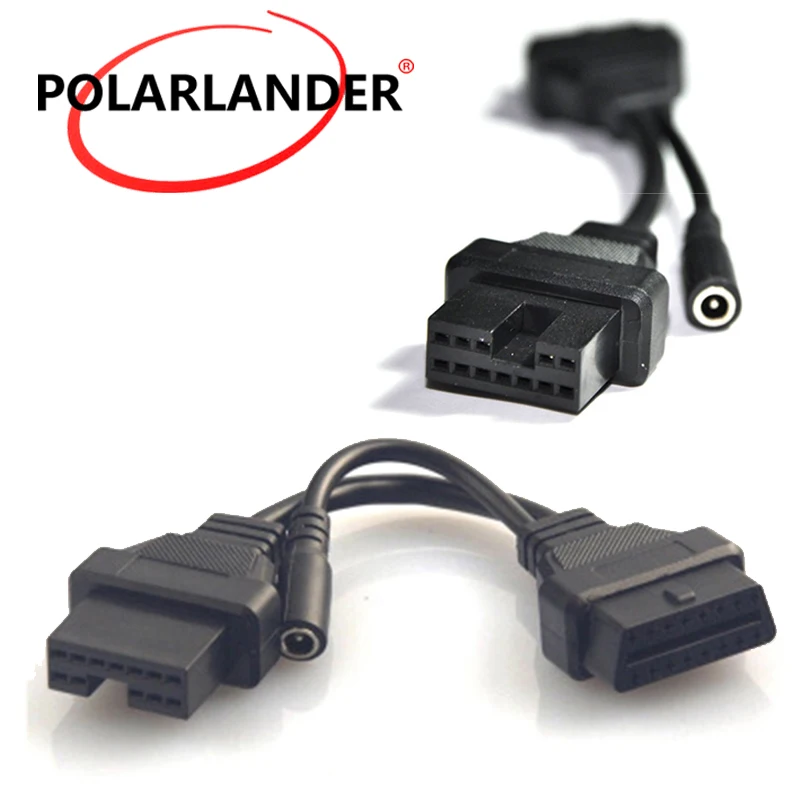 12pin to 16pin car scanner cable for M-itsubishi  OBD2 cable Service adapter auto Diagnostic connector Top-Rated