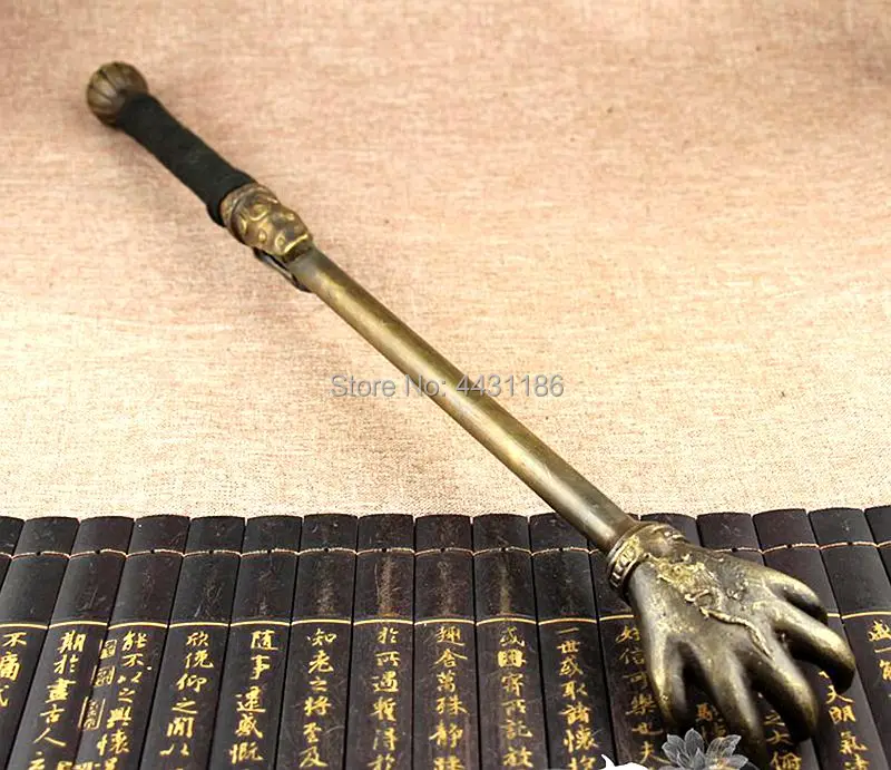 

48CM*Chinese Tradition KungFu Copper Claw Ancient Weapon Collection Home Decorate Gift