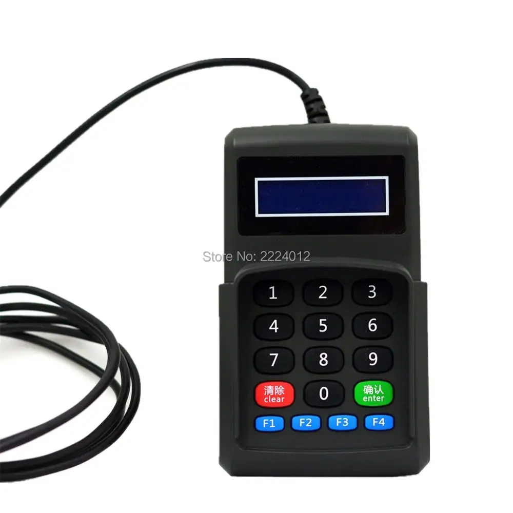 USB Numeric Keyboard Numpad/Digital Keyboard /Pin pad with LCD for Bank POS EPOS Terminal Equipment Password input