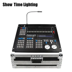 SHOW TIME New Sunny 512 DMX Controller With Flycase Stage Light DMX Master Console Flight Box For XLR-3 Led Par Beam Moving Head