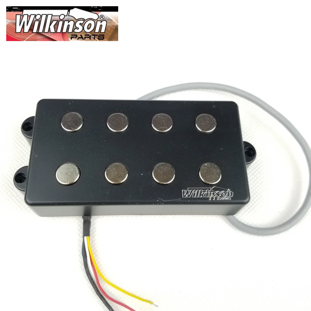 Wilkinson Lic-Basse électrique 4 cordes JE514 up, pour quatre tranches BigSound Fit Musicman, pickups WOfigured