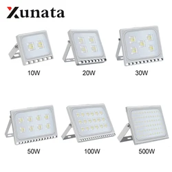 LED Spotlight Led Flood Light Outdoor 220V Waterproof Ip65 Floodlights Led Reflector Lighting 10W 20W 30W 50W 100W 200W 500W