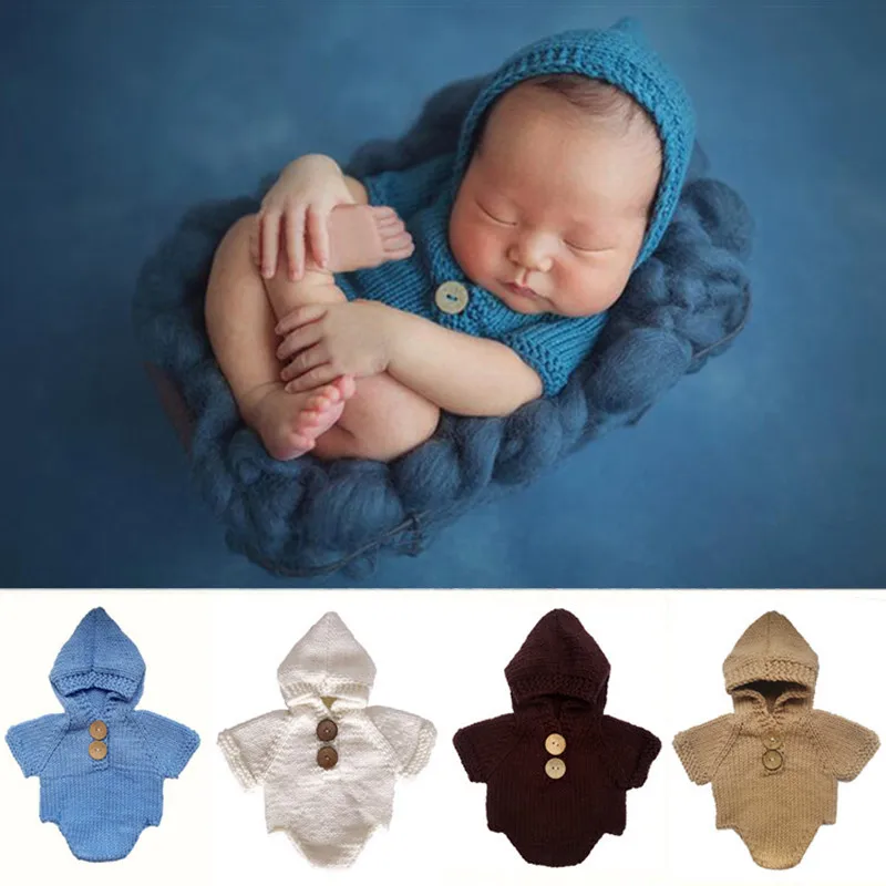 

Newborn Baby Photography Props Accessories Baby photography Clothing Baby Photo Prop Accessory Crochet Baby Gifts Knit Jumpsuits