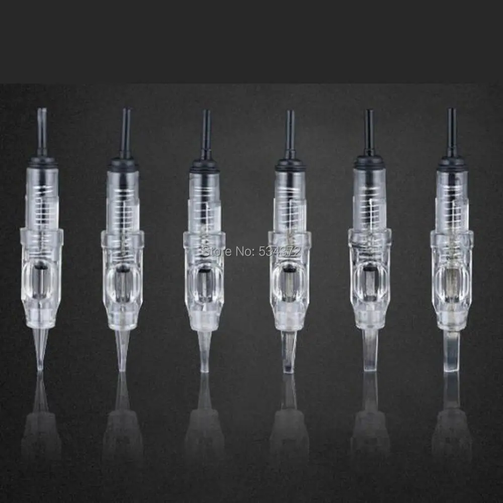 

30pcs/lot Tattoo Makeup Needles Disposable Sterilized Permanent Makeup Cartridge Needles For Eyebrow