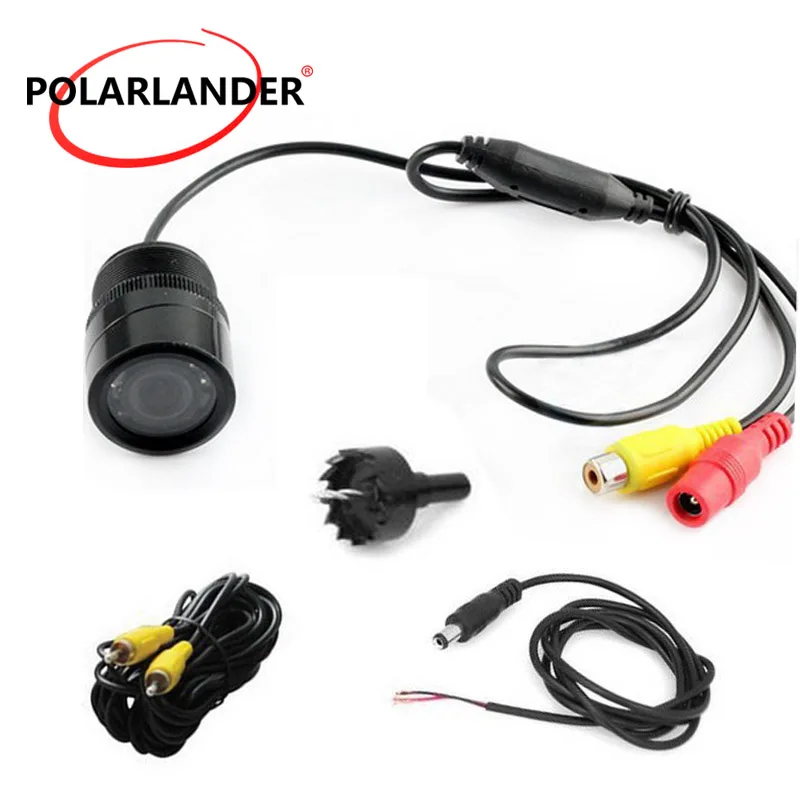 28MM 10 LED Car Rear View Camera CCD Waterproof Parking Reverse backup camera night vision 120 degree Wide Angle