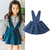 Citgeett Fashion Toddler Girl Baby Denim Tutu Skirts Overalls Blue Skirt Party Clothes Fashion Summer SS