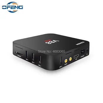Chytrý TV box V88, čtyřjádrový procesor Rockchip 3229 (1,5 GHz), Android 7.1, 1 GB RAM 8 GB, 1080p, WiFi, HDMI, přehrávač médií 10 nejlepší prodej Chytrý televizní přijímač Rockchip RK3229 - №10