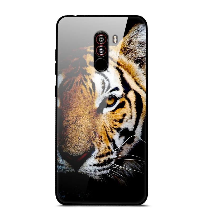 Poco F1 Case For Xiaomi Pocophone F1 Case Glass Back Cover For Xiaomi Pocophone F1 Case Mi 9t Mi9t Redmi Note 8 Pro Redmi 9 Case