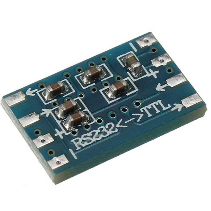 10pcs/lot Mini RS232 - TTL Converter Module Board Adapter MAX3232 120kbps 3-5V Serial Port Transfer Board