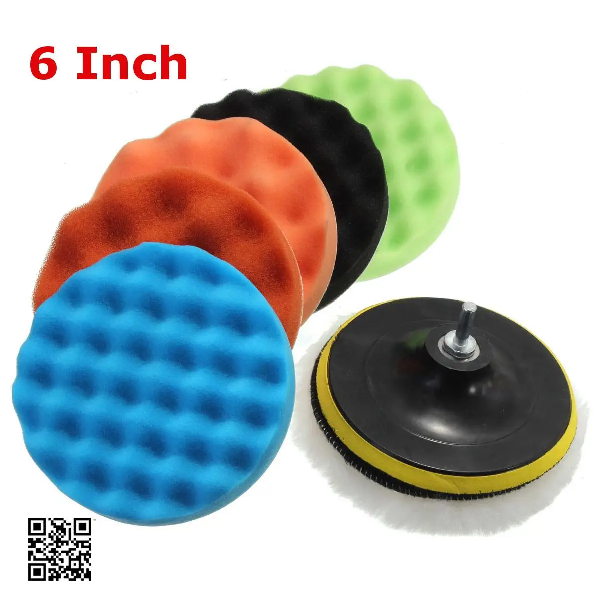 7x3 ''5'' 6 ''7 'バフ研磨パッドチュアツールキット車用研磨複合研磨