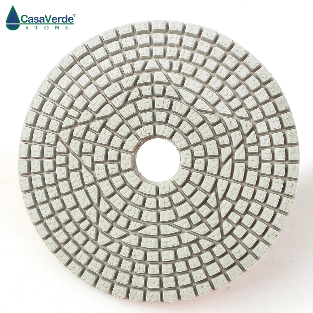 DC-LFW3PP02 4 inch kim cương đánh bóng pads 100mm ướt sử dụng của chất lượng cao 3-bước đánh bóng miếng đệm