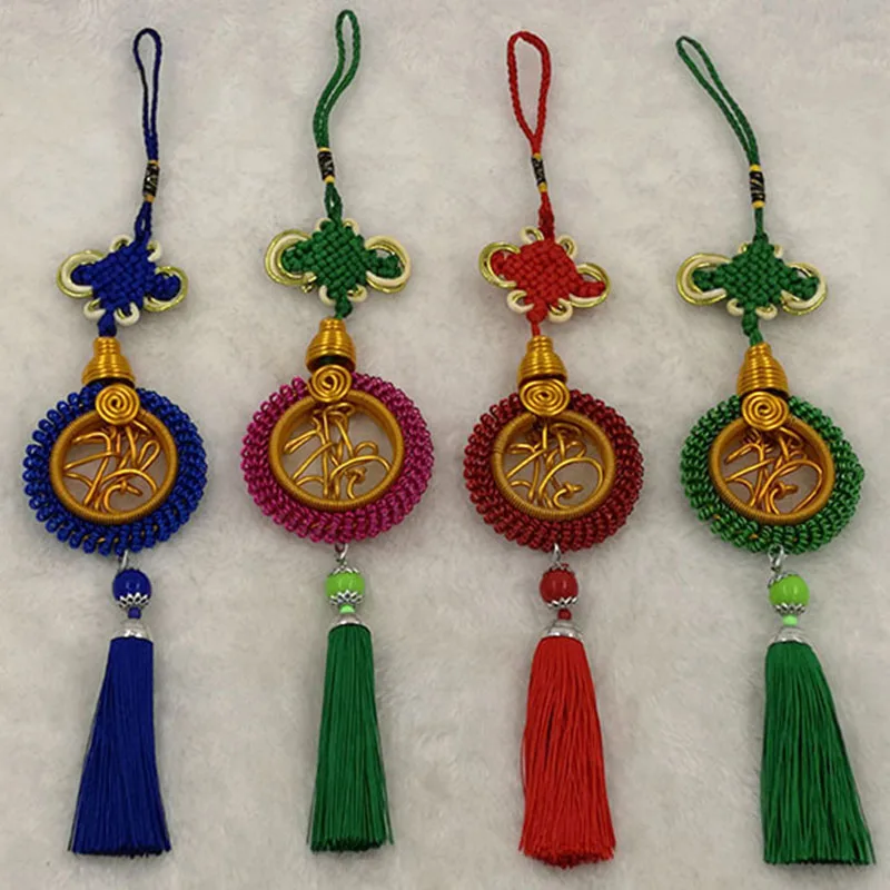 

10 Pcs Creative Chinese Knots Blessing Lucky Chinese Knoting Chinese Arts and Crafts Gifts Curtain Hang Decorations Pendant 2018