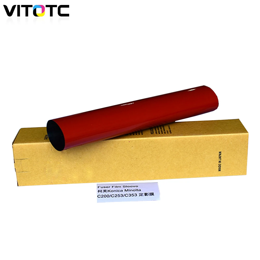 

1pc Fuser Film Compatible For Konica Minolta Bizhub C200 C203 C253 C353 C 200 203 253 353 Fuser Sleeve Film Printer Copier Parts