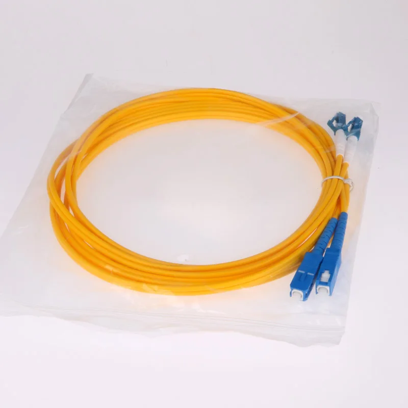 2-50 Pair SC TO LC PC UPC Fiber Optic patch cord single mode Duplex sm dx 1 3 5 10 20 100m meters Ftth