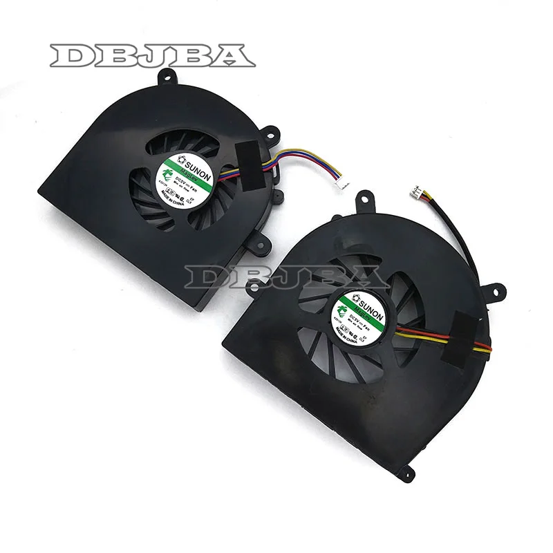 Imagem -03 - Ventilador para Clevo Sager P150hm P170sm P170hm P170em Bs6005hs-u0d & Bs6005ms-u94 Gpu Mais Cpu