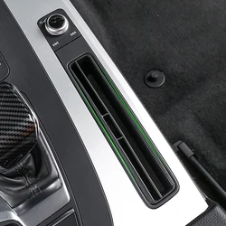 For Audi Q5 2019 Car Center Console Parking Credit Card Slot Storage Holder Cover