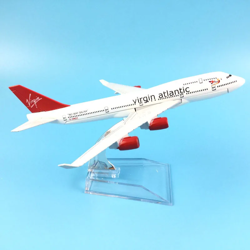 

Airplane Model 16cm Virgin Atlantic Boeing 737 Plane Model Aircraft Model 1:400 Diecast Metal Airplanes Plane Toy Gift