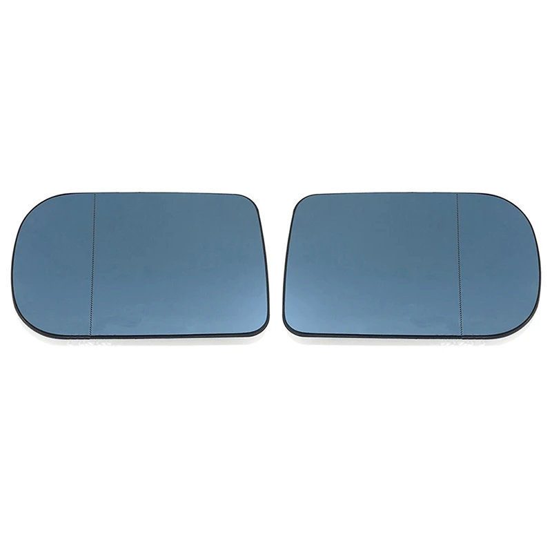 

Car Replacement Left Right Blue Heated Wing Rear Mirror Glass For BMW 7 Series E38 5 Series E39 1995 Onwards