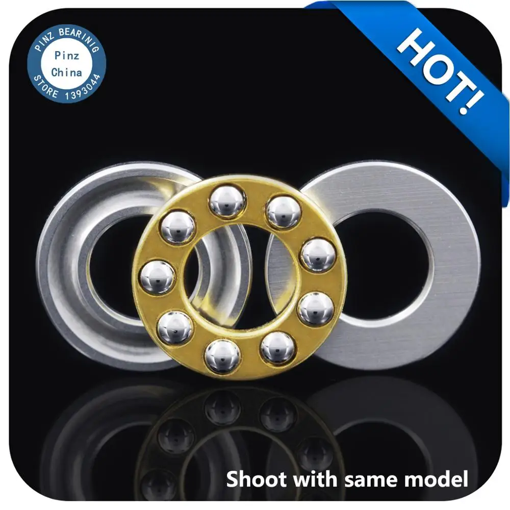 10pcs Miniature Plane Bearing F7-15M 7*15*5mm  Plane Thrust Ball Bearing Miniature Axial Ball Thrust  Bearing