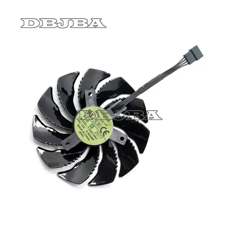 88mm T129215SU 그래픽 카드 냉각 팬, 기가 바이트 GeForce GTX 1050 Ti RX 480 470 570 580 GTX 1060 G1 게이밍 쿨러 (팬-A)