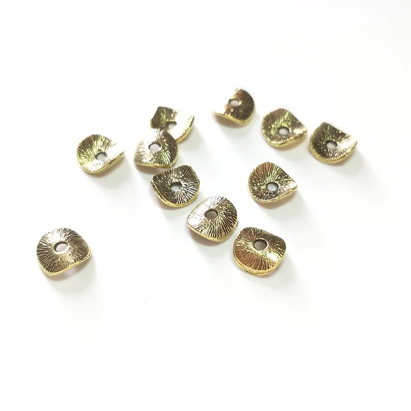 2021 New 50pcs 8mm Zinc Alloy Gold Clasps for DIY Beads Bracelet Necklace Jewelry Findings Accessories