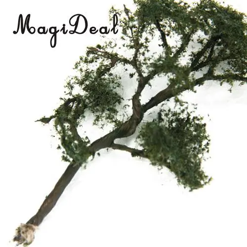 MagiDeal High Simulation 1Pc Model drzewa Sycamore na ulicę tor kolejowy kolejowy krajobraz z szynami kolejowymi ogród Park krajobraz układ