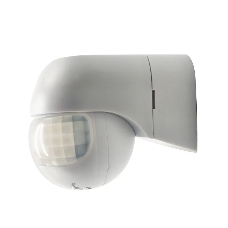 Ac110V-240V 180 grados al aire libre Ip44 seguridad Pir Sensor de movimiento por infrarrojos interruptor Detector interruptor de movimiento Max 30M