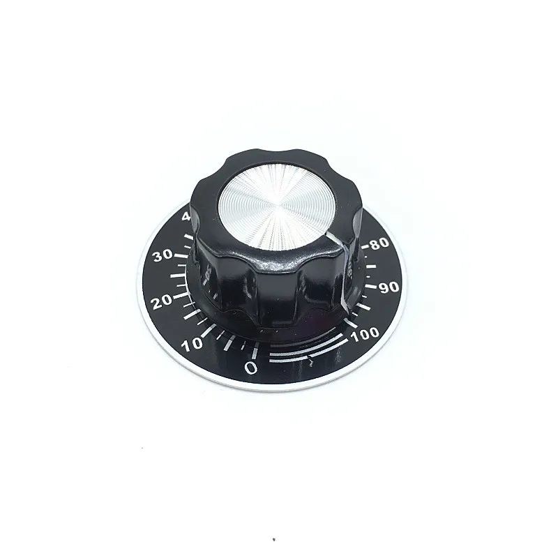 5sets MF-A103 Bakelite Knob + A03 Dial Knob With Scale Plate Sheet Scale Digital Potentiometer Caps for 3590S RV24YN and so on