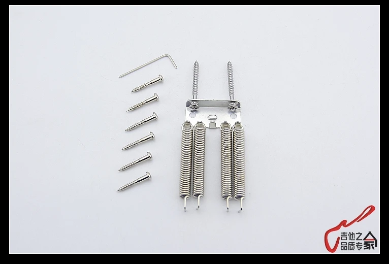 Genuine Wilkinson WVPC-SB Electric Guitar Tremolo System Bridge . Steel Saddle . Steel Block  ( Nickel ) Made In Korea