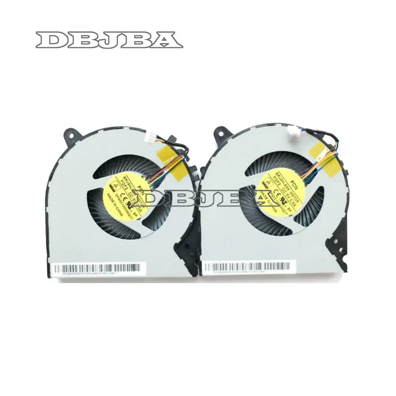 

New twins Fan for Lenovo Ideapad Y700 Y700-15ISK Y700-15ACZ P/N:MF75100V1-C010-S9A CPU + GPU Cooling Fans 4PINS