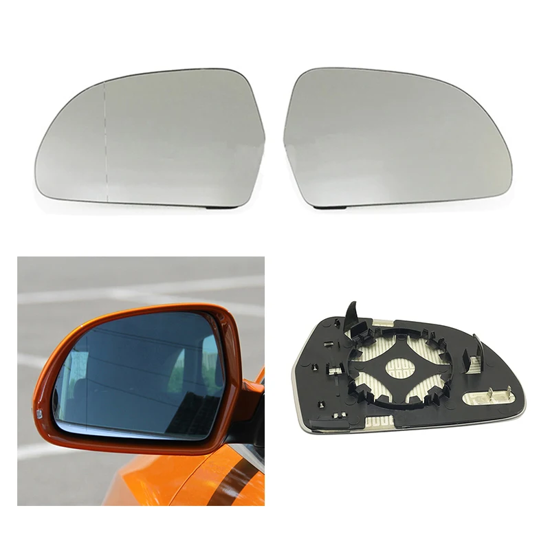 

Car Replacement Left Right Heated Wing Rear Mirror Glass For Audi A4L B8 A6L C6 FOR Skoda Octavia Superb 8T0857535E 8T0857536E